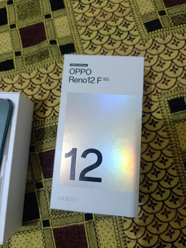 OPPO Reno 12f 5g Only Box open warranty not activated 2