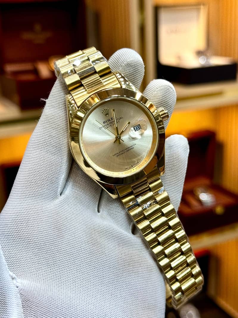 Rolex | Quartz movement | Date working | Open glass back | Order now 4