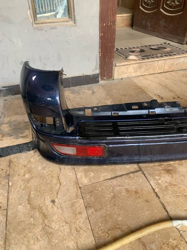 prado 2005 front back bumper in blue colour 7