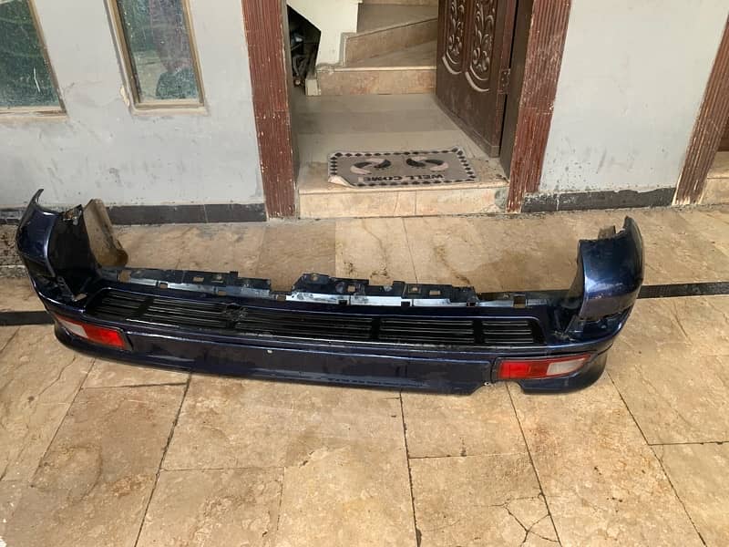 prado 2005 front back bumper in blue colour 18