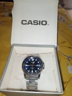 Casio MTP-VD01D-2EV Men’s Enticer Stainless Steel Blue Dial Casual An