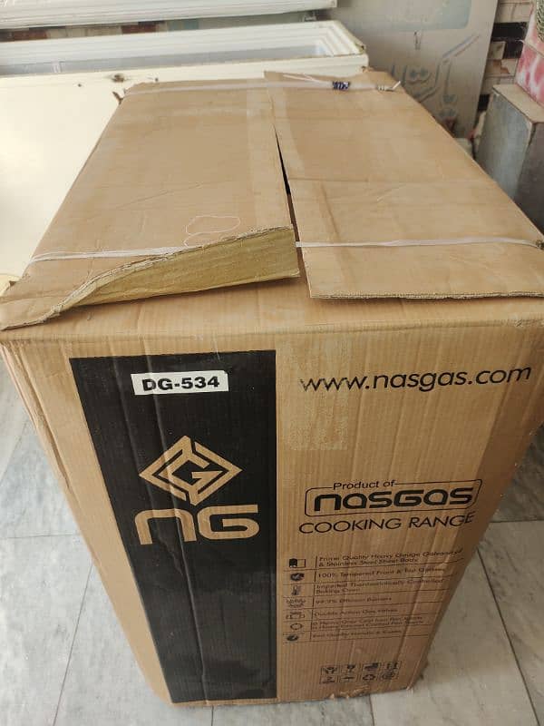 NasGas cooking range model DG 534 0