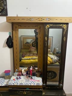 Bed And dressing table & side table full set