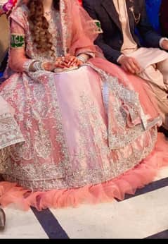 Walima dress/Bridal dress/beautiful dress/wedding dress/pink dress