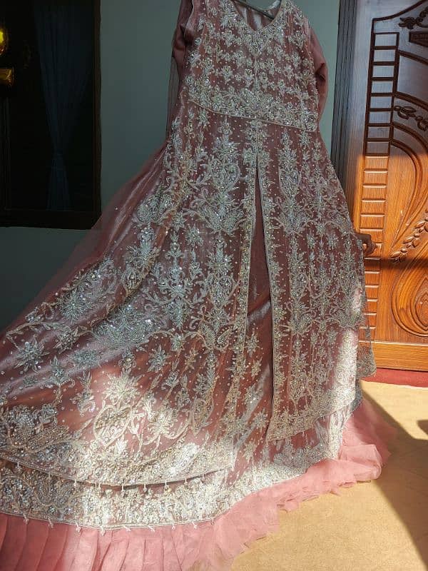 Walima dress/Bridal dress/beautiful dress/wedding dress/pink dress 7