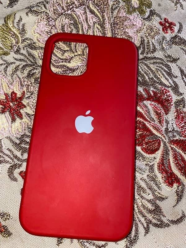 Silicon case / iphone 12 / Red 0