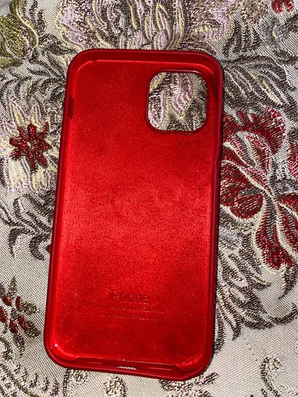 Silicon case / iphone 12 / Red 1