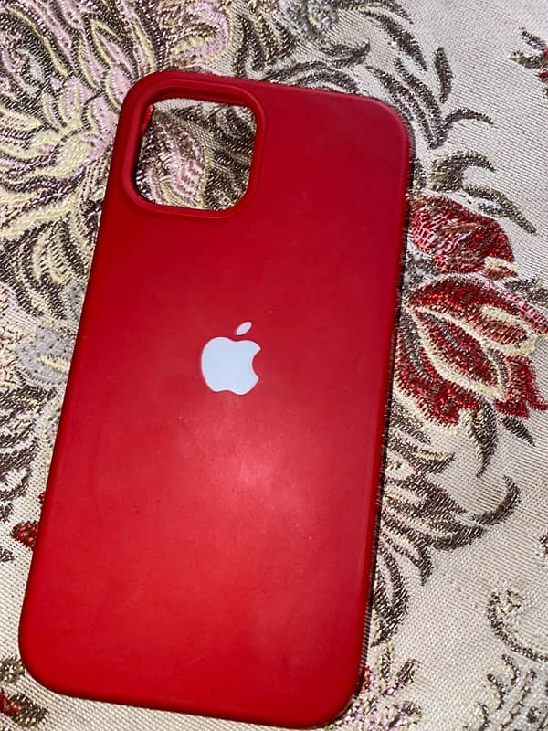 Silicon case / iphone 12 / Red 2