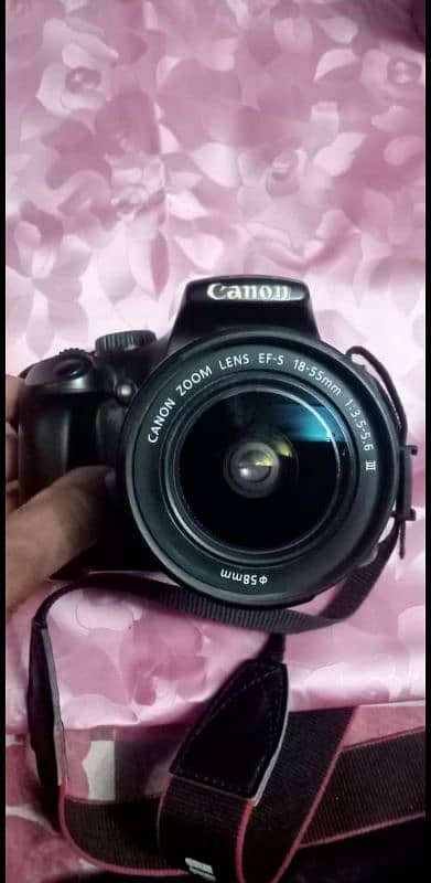 Canon 1100D With 18-55mm Lense, straps, bag 0