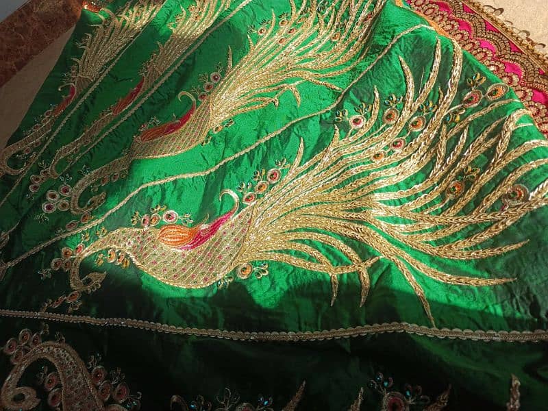 Mehndi dress / bridal dress/barat dress / wedding dress / Green dress 2