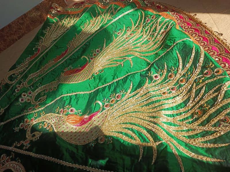 Mehndi dress / bridal dress/barat dress / wedding dress / Green dress 4