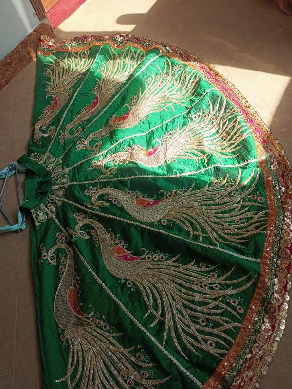 Mehndi dress / bridal dress/barat dress / wedding dress / Green dress 6