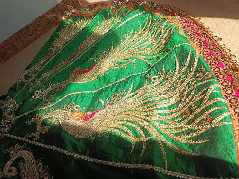 Mehndi dress / bridal dress/barat dress / wedding dress / Green dress 8