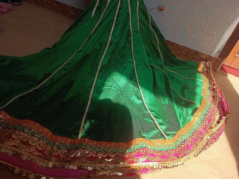 Mehndi dress / bridal dress/barat dress / wedding dress / Green dress 11