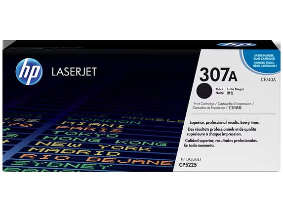 HP 307A Black Original LaserJet Toner Cartridge Set (1x4) 0