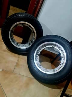 Vespa Piaggo Alloy Wheels with Tyres 10/10