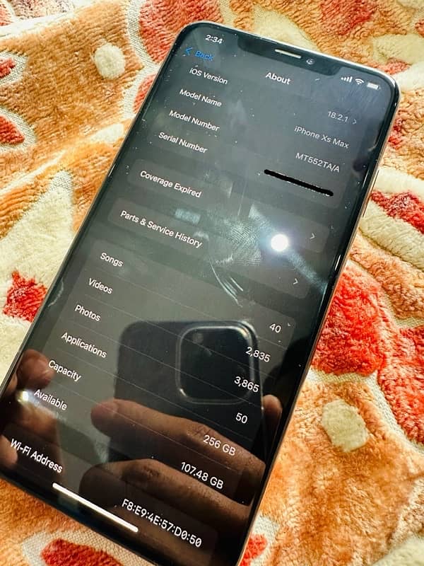 iphone XS Max 256gb dual pta 9.8/10 6