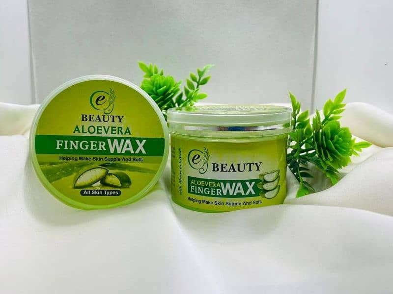 Aloe vera- finger wax- Experience smooth- hair free skin-1pcs 0