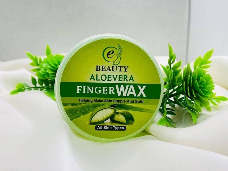 Aloe vera- finger wax- Experience smooth- hair free skin-1pcs 1