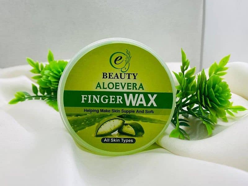 Aloe vera- finger wax- Experience smooth- hair free skin-1pcs 2