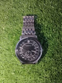 men watch with Rolex logo