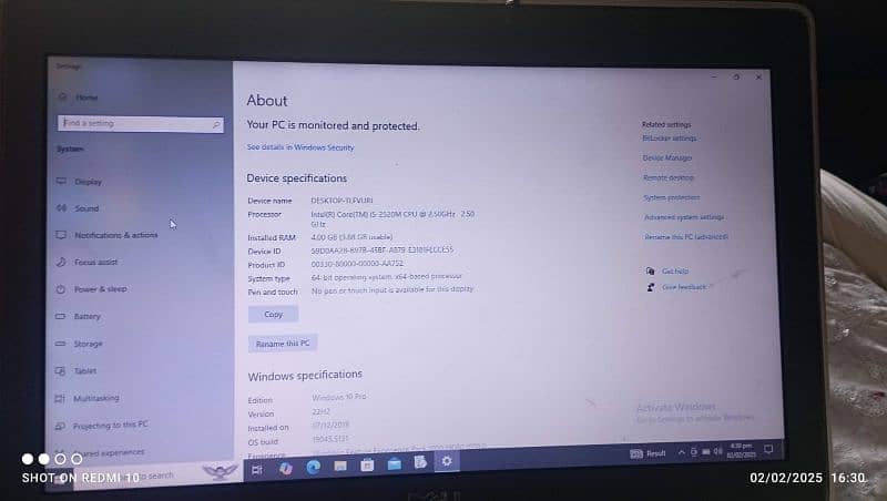 Dell i5 2 Generation and 3 disks windows 10 0