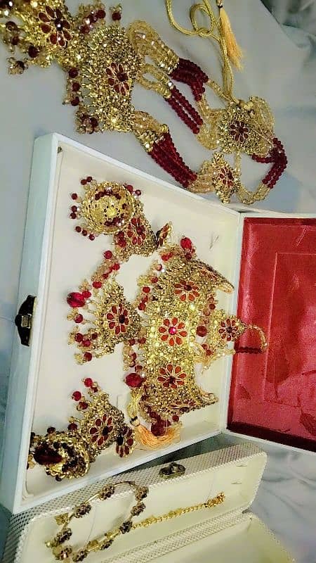 New bridal set red & golden colour. . 1