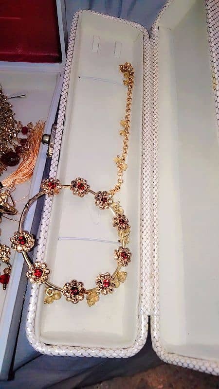 New bridal set red & golden colour. . 3