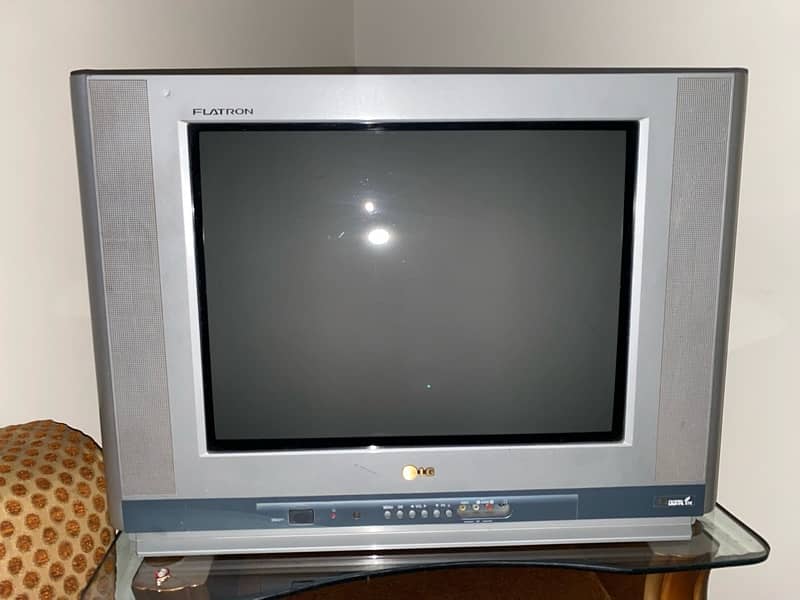 LG tv with its trolley 0