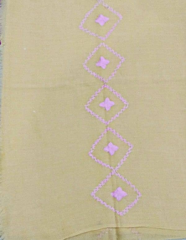 Hand made woolen shawls with embroidery 12