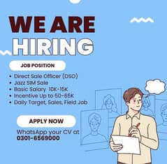 DSO DIRECT SALE JOB