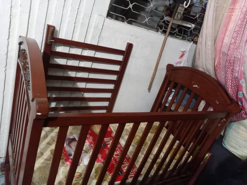 Baby wooden cot 2