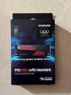 Samsung 990 Pro Nvme With Heatsink Box pack