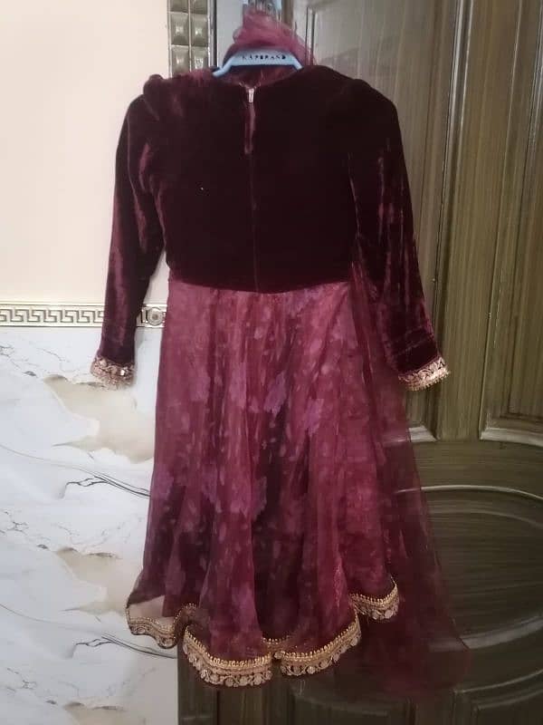 3pc dress for sale. with velvet trouser. 2