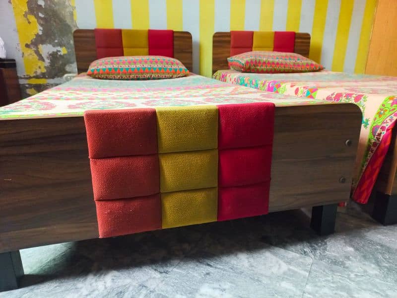 Interwood 2 Single Kids Beds (Without mattress) for sale 0