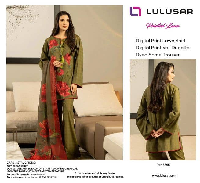 LULUSAR 3pc UNSTITCHED 8