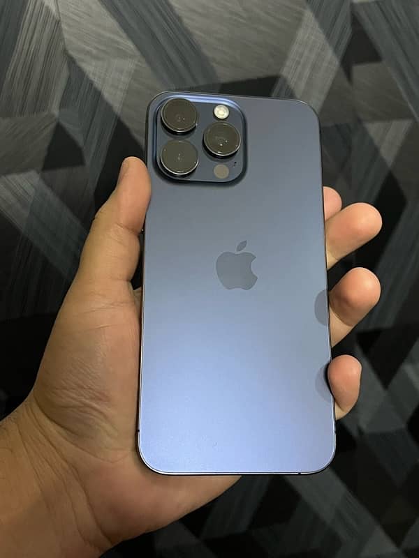 IPHONE 15 PRO MAX BLUE 256 (FULL SIM TIME) 6