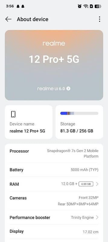 Realme 12 pro plus 5g 12