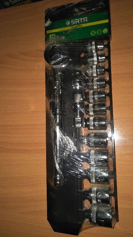 SATA Metric Socket Set 3/8 Drive 14 Pieces 1