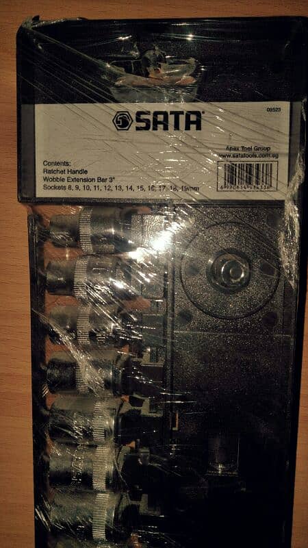 SATA Metric Socket Set 3/8 Drive 14 Pieces 3