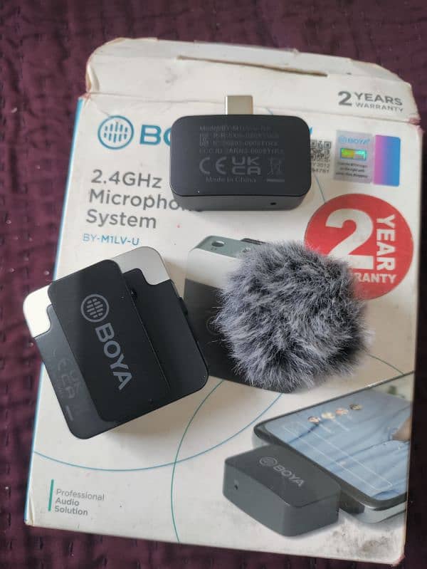 BOYA BY-M1LV-U Type C 2.4GHz Wireless Microphone System 3