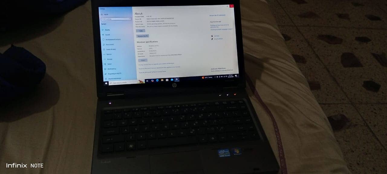 HP Probook 6360B Core i5 2nd Generation 6 ram rom 256 6