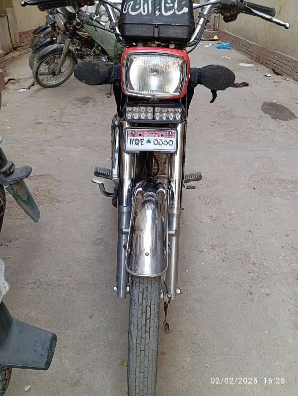 HONDA CG125 MODEL 2023 KARACHI NO 12