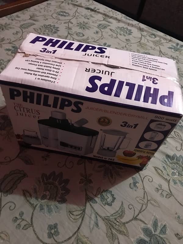 Imported "PHILIPS" Juicer Machine 3in1, original 900Watt 0