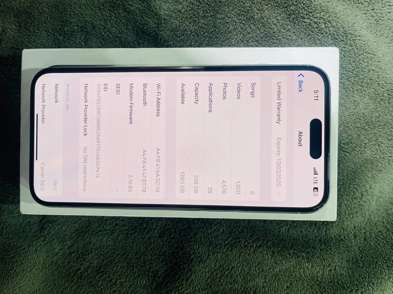 iPhone 15 pro max 256GB Non pta 7