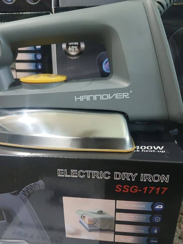 HANOVER GERMANY - 400W- DRY IRON - UPS SOLAR SUPPORTED 12