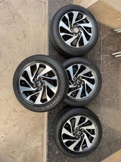 civic x 16” Alloy rims and tyers for sale