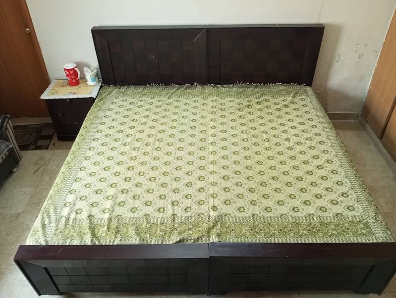 Two Single Beds & Matresses for Sale. Rs 12000/ + 8000/- Each 0