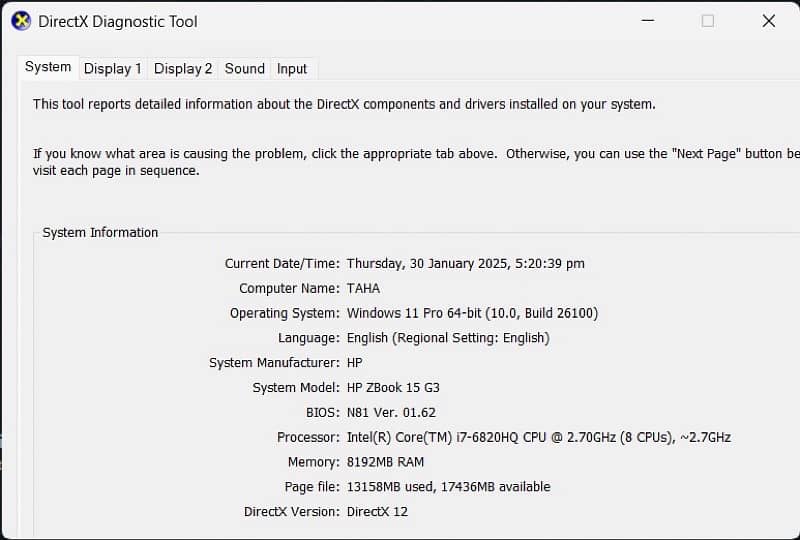 Hp Zbook 15 G3 i7 6th Gen HQ processor with dedicated graphics card 1