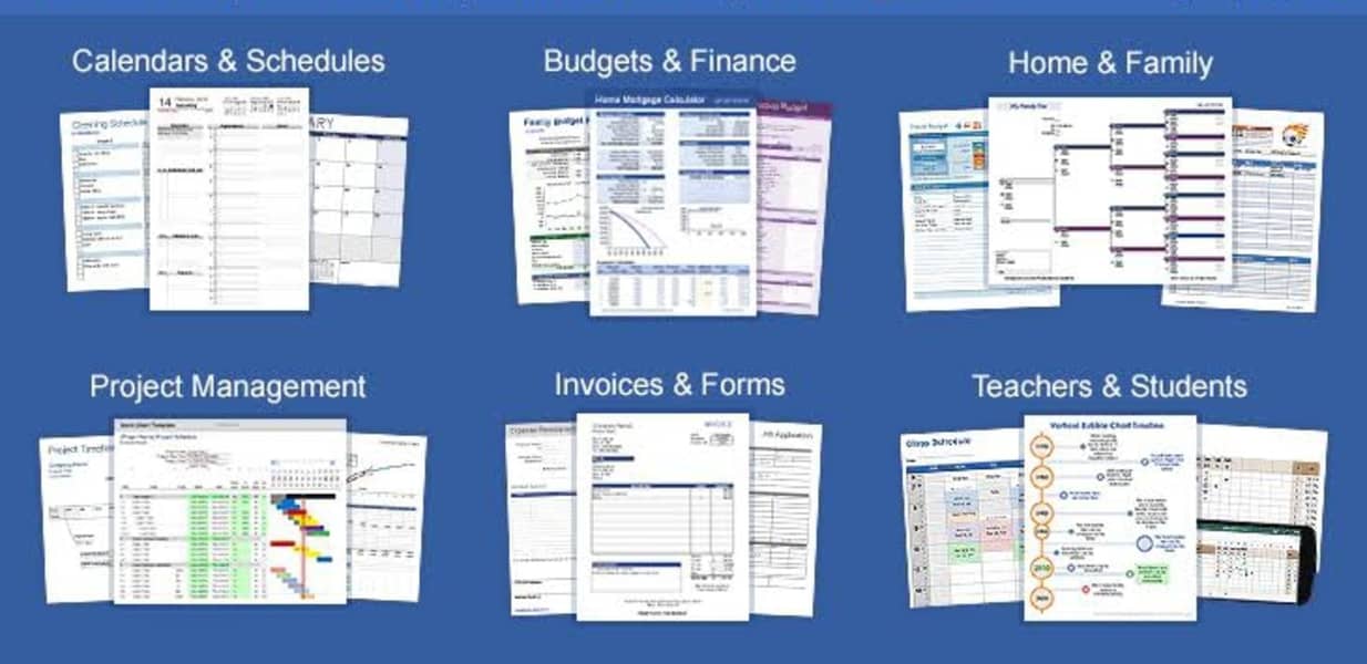 I will provide 200 plus customized excel formats for all your needs 0